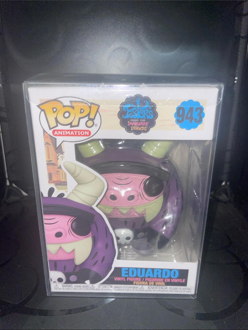 Funko Eduardo Monster Vinyl in Pink, Purple & Green